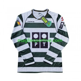 Completo Calcio Sporting CP 2001-2003 Retro Divisa Prima ML